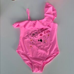 Pink Pony Girl One Piece Swimsuit